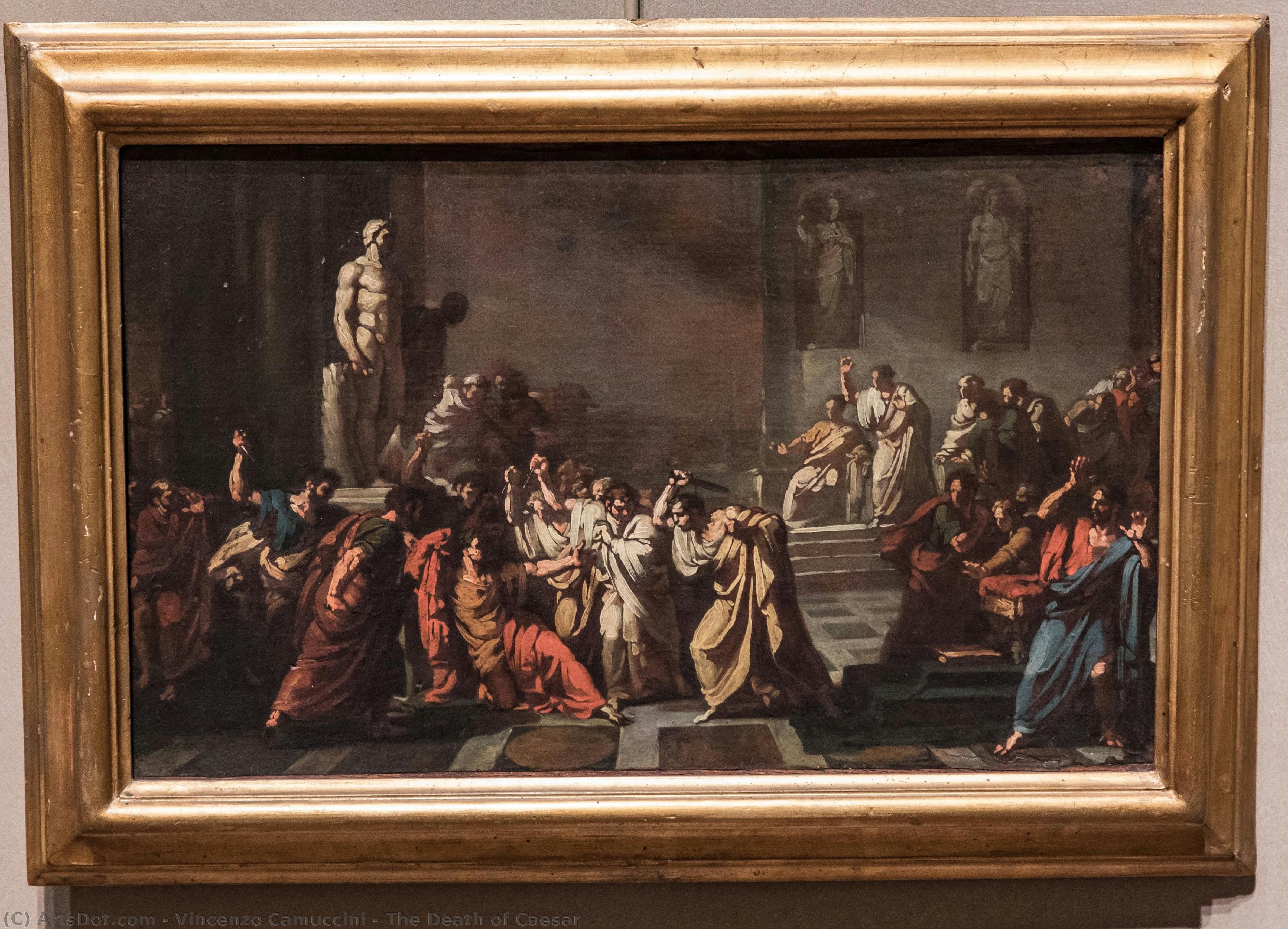 The Death Of Caesar — Vincenzo Camuccini