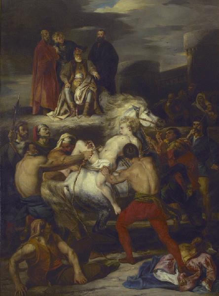Le Supplice De Mazeppa — Louis Boulanger