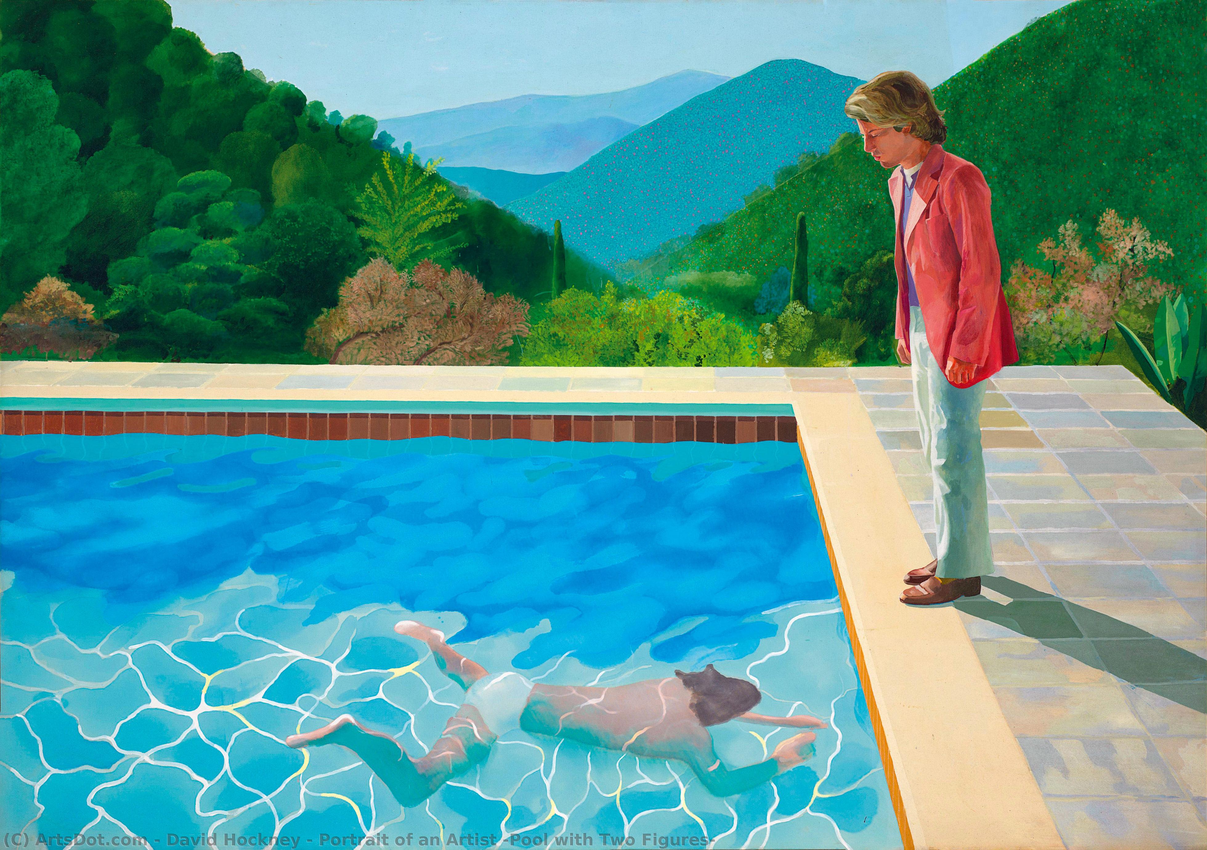 Retrato De Un Artista (piscina Con Dos Figuras) — David Hockney