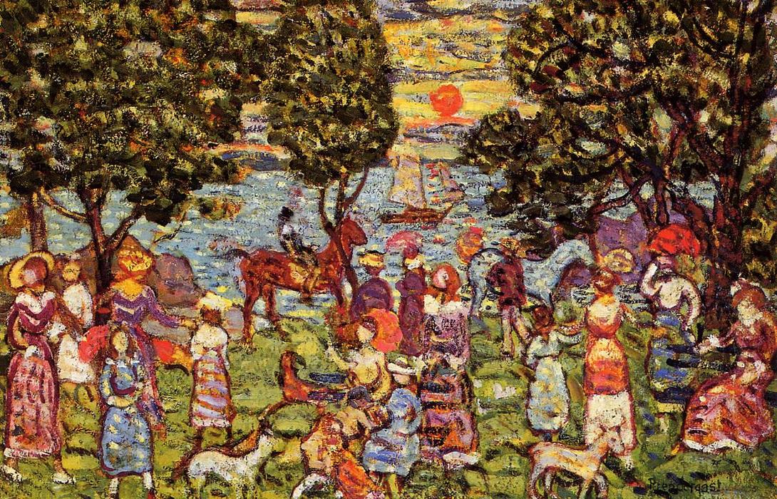 Sunset — Maurice Brazil Prendergast