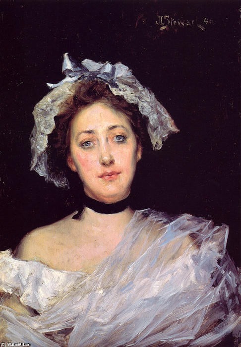 An English Lady — Julius Leblanc Stewart