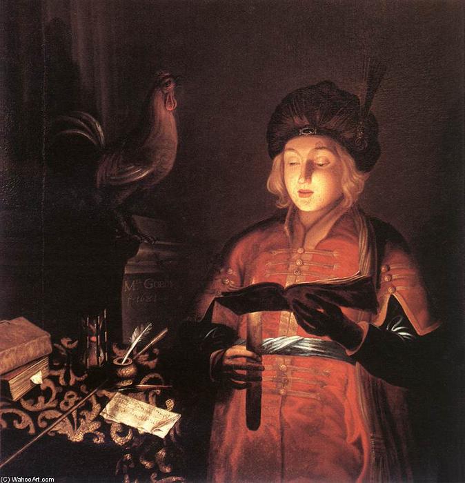 Young Man With A Candle — Michel Gobin