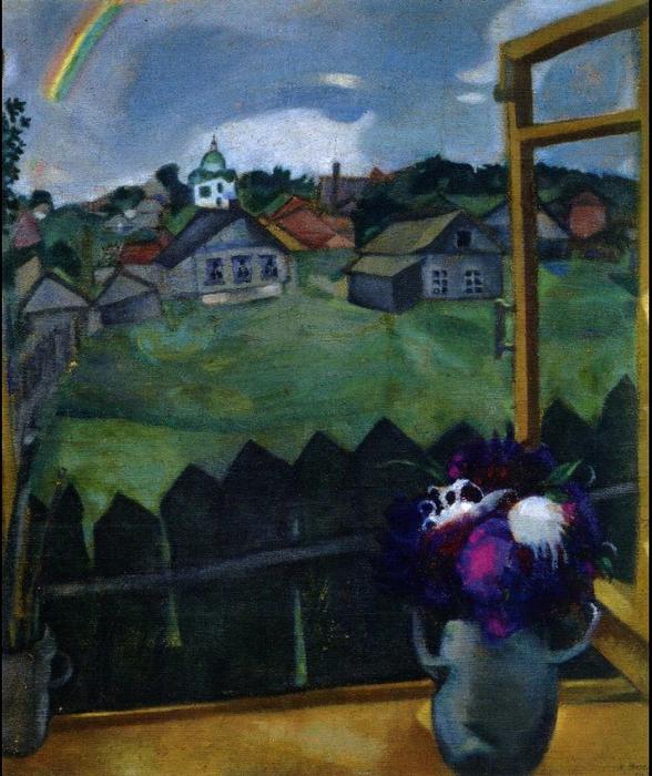 Window Vitebsk — Marc Chagall
