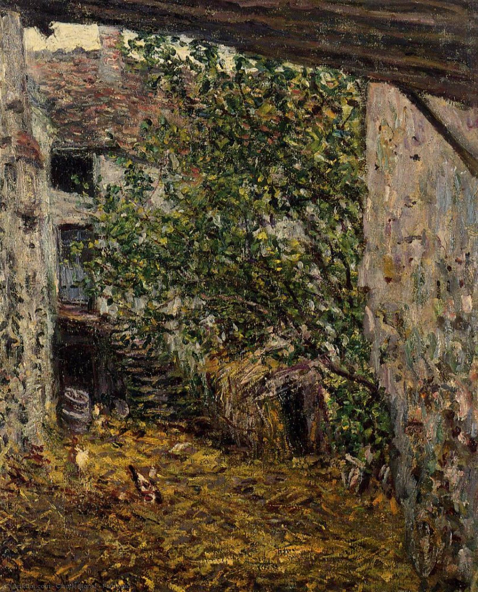 Farmyard — Claude Monet
