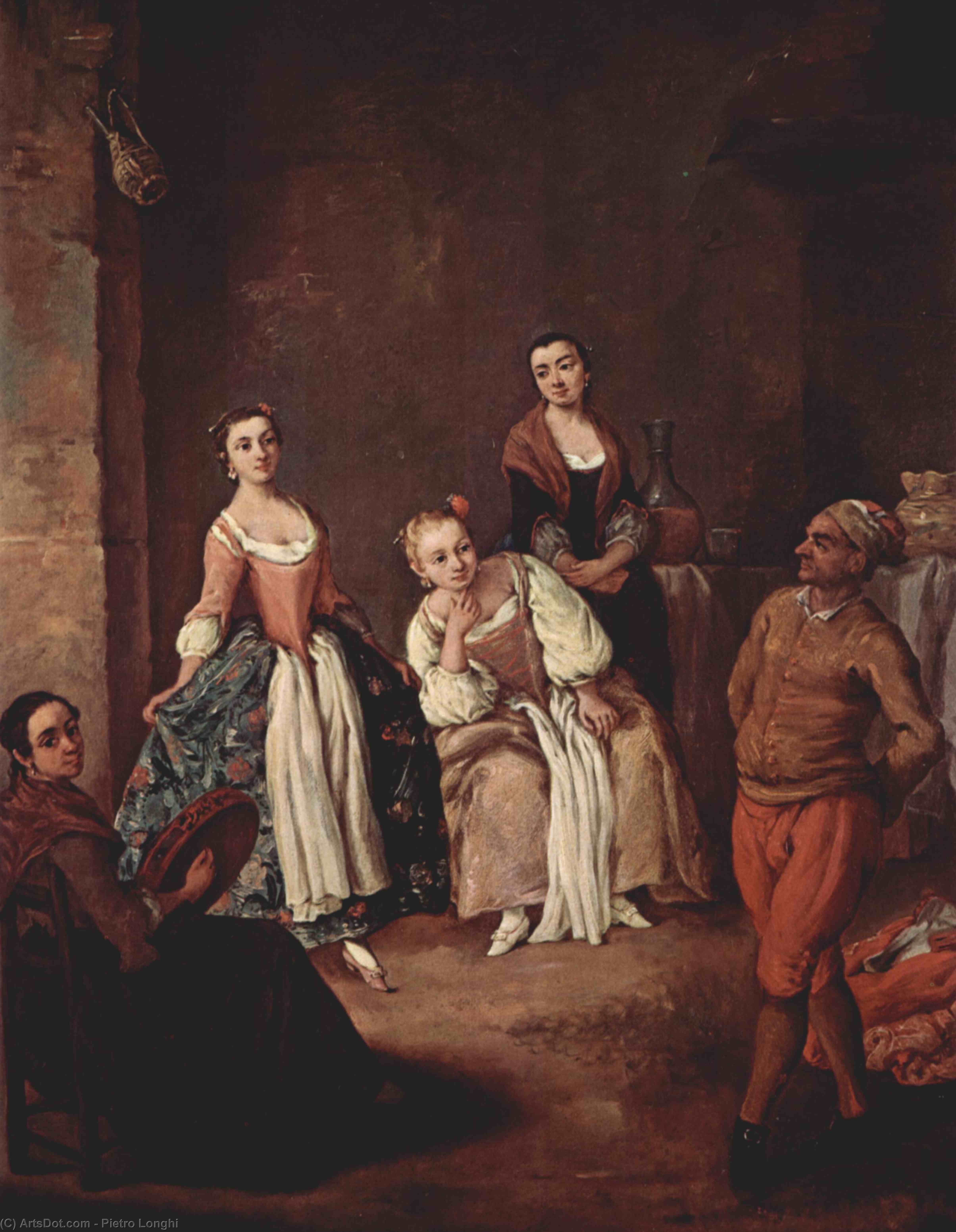 The Furlana (venetian Dance) — Pietro Longhi