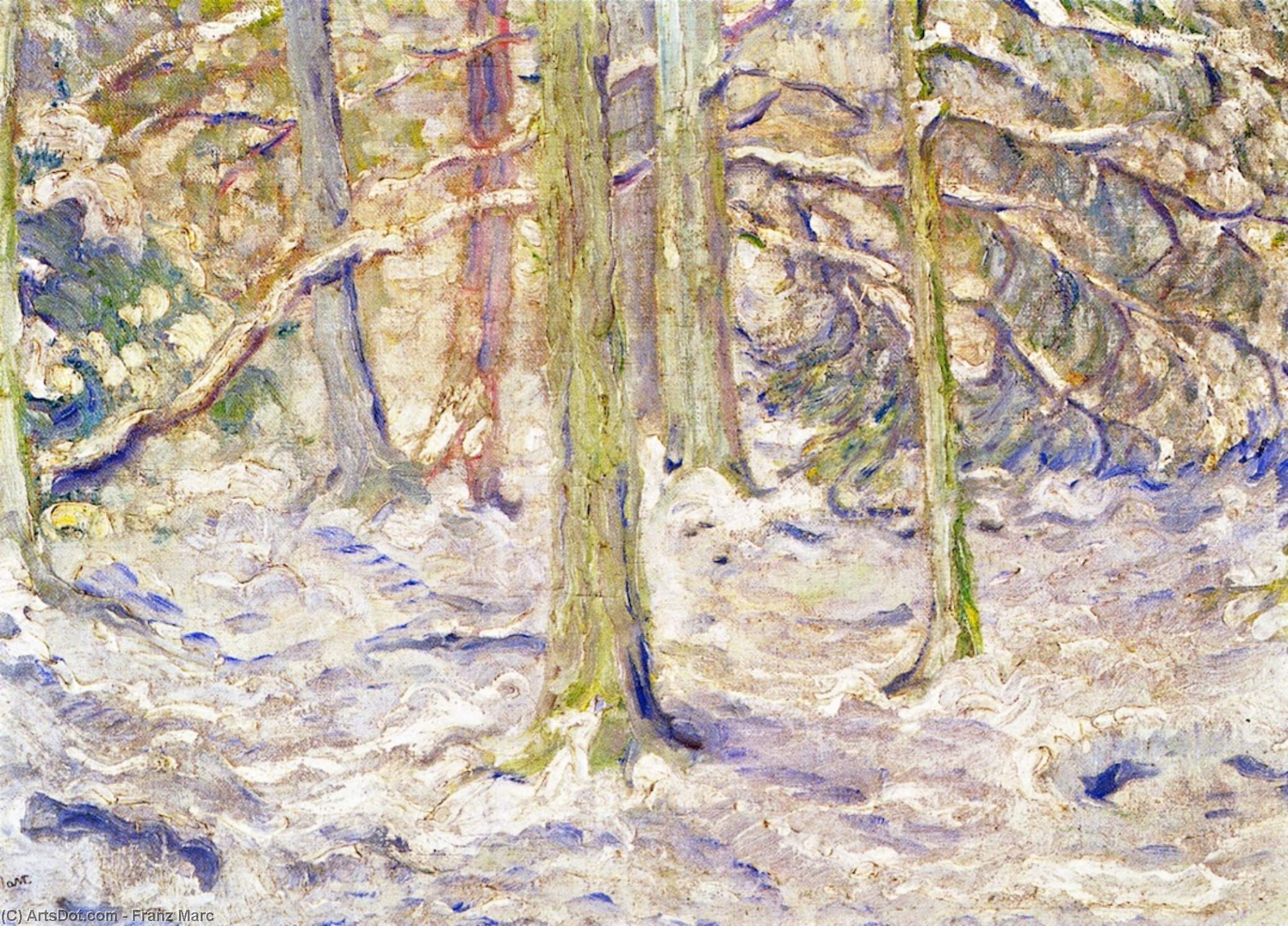 Snow Covered Wood — Franz Marc