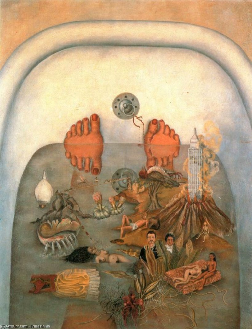 What I Saw In The Water — Frida Kahlo