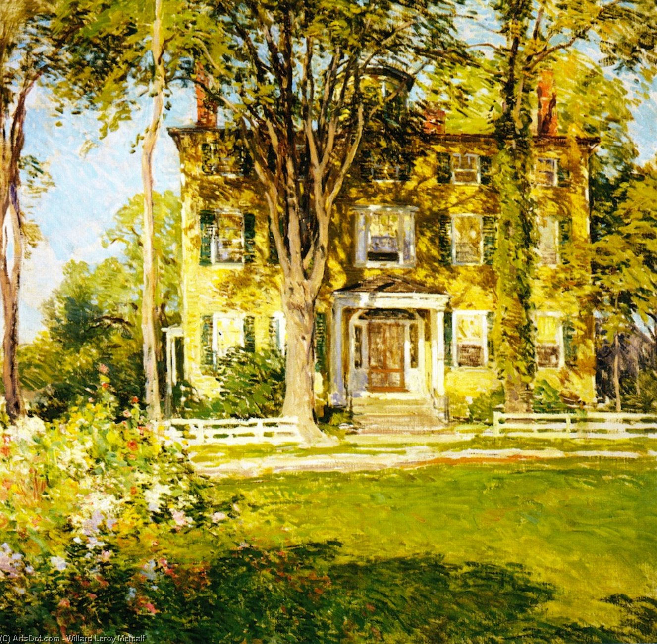 Captain Lord House, Kennebunkport, Maine — Willard Leroy Metcalf