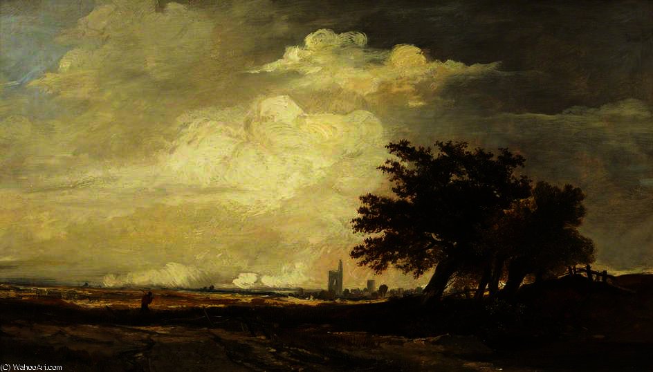 Landscape With Church — William James Müller
