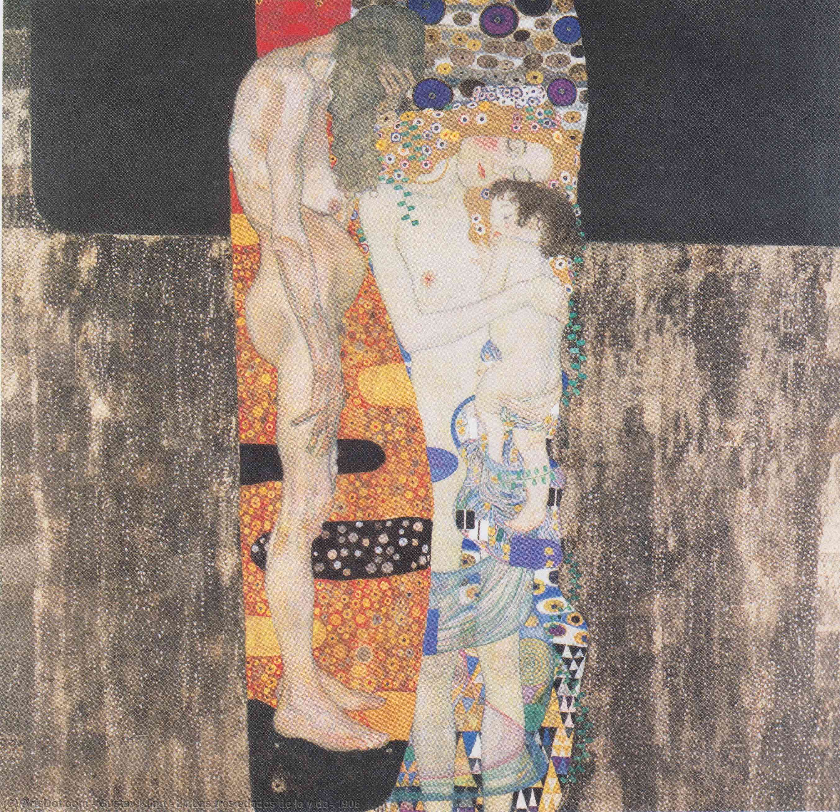 24.las Tres Edades De La Vida, 1905 — Gustav Klimt