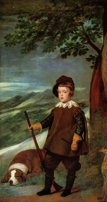 Prince Balthasar Carlos Dressed As A Hunter — Diego Velázquez
