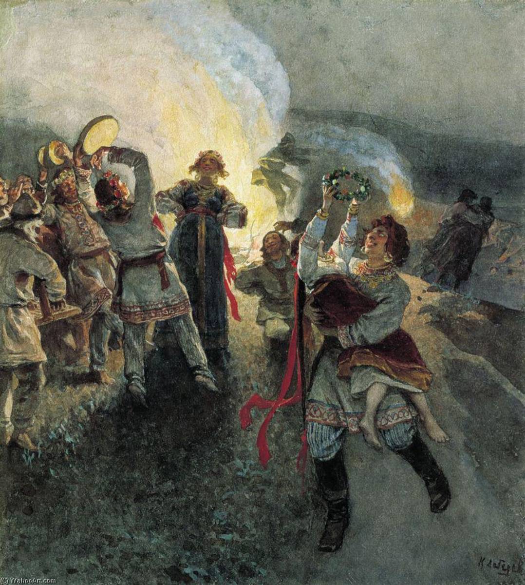 The Ivan Kupala Night — Klavdi Vasilievich Lebedev