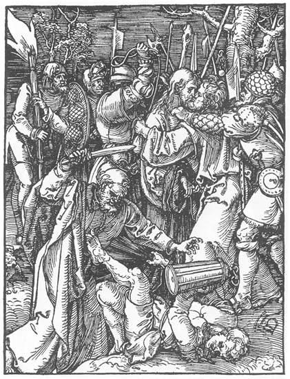 Small Passion: 11. Christ Taken Captive — Albrecht Dürer