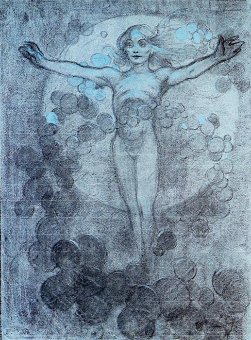 Standing Figure — Alphonse Mucha