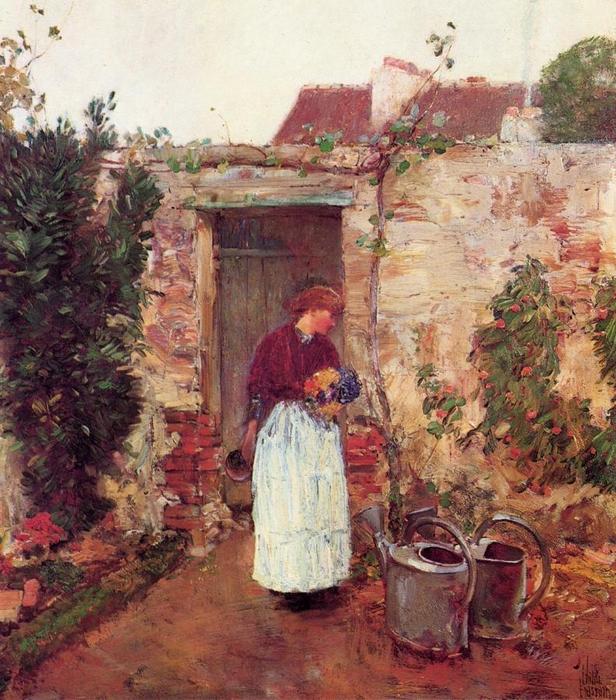 The Garden Door — Frederick Childe Hassam