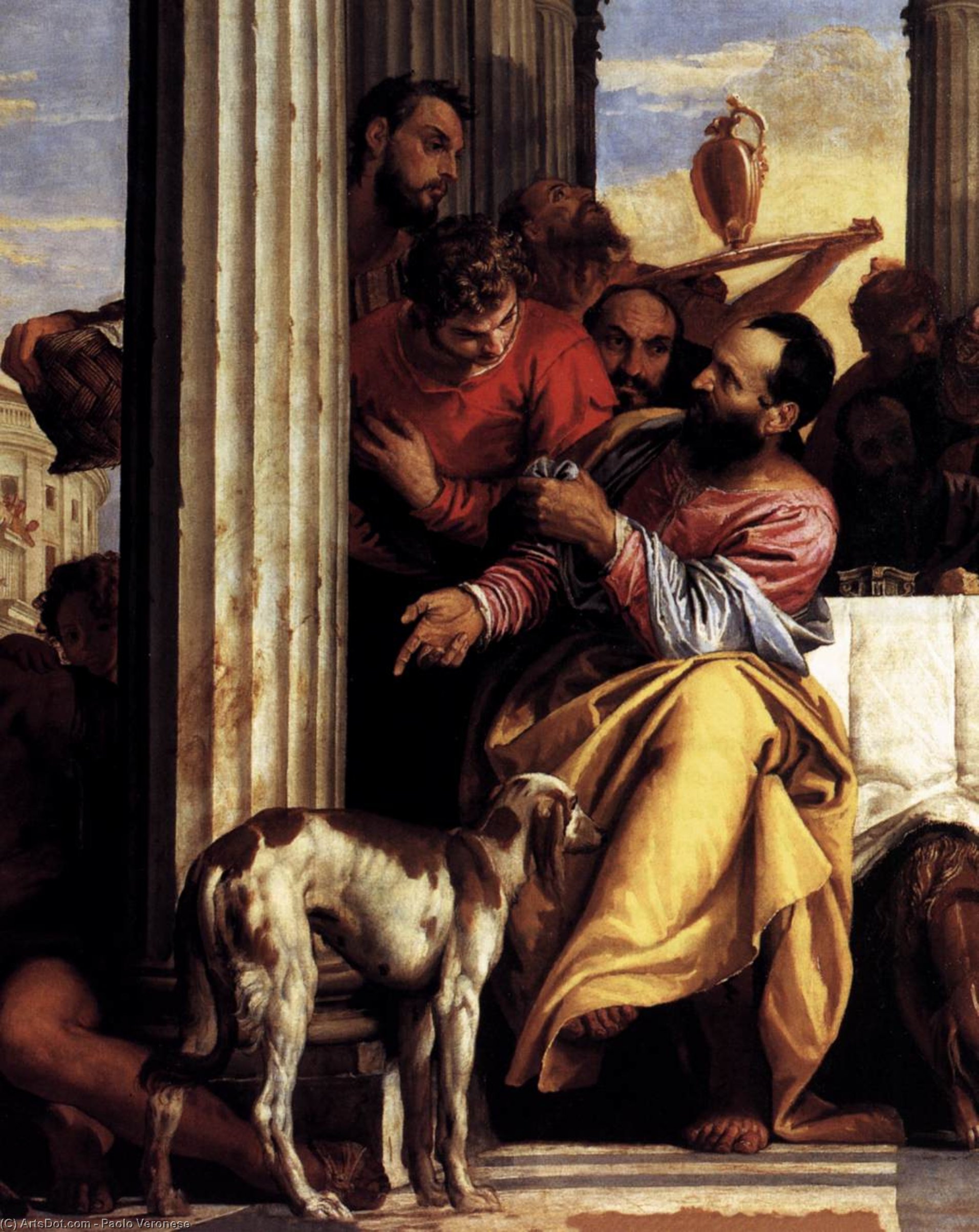 Feast In The House Of Simon (detail) — Paolo Veronese