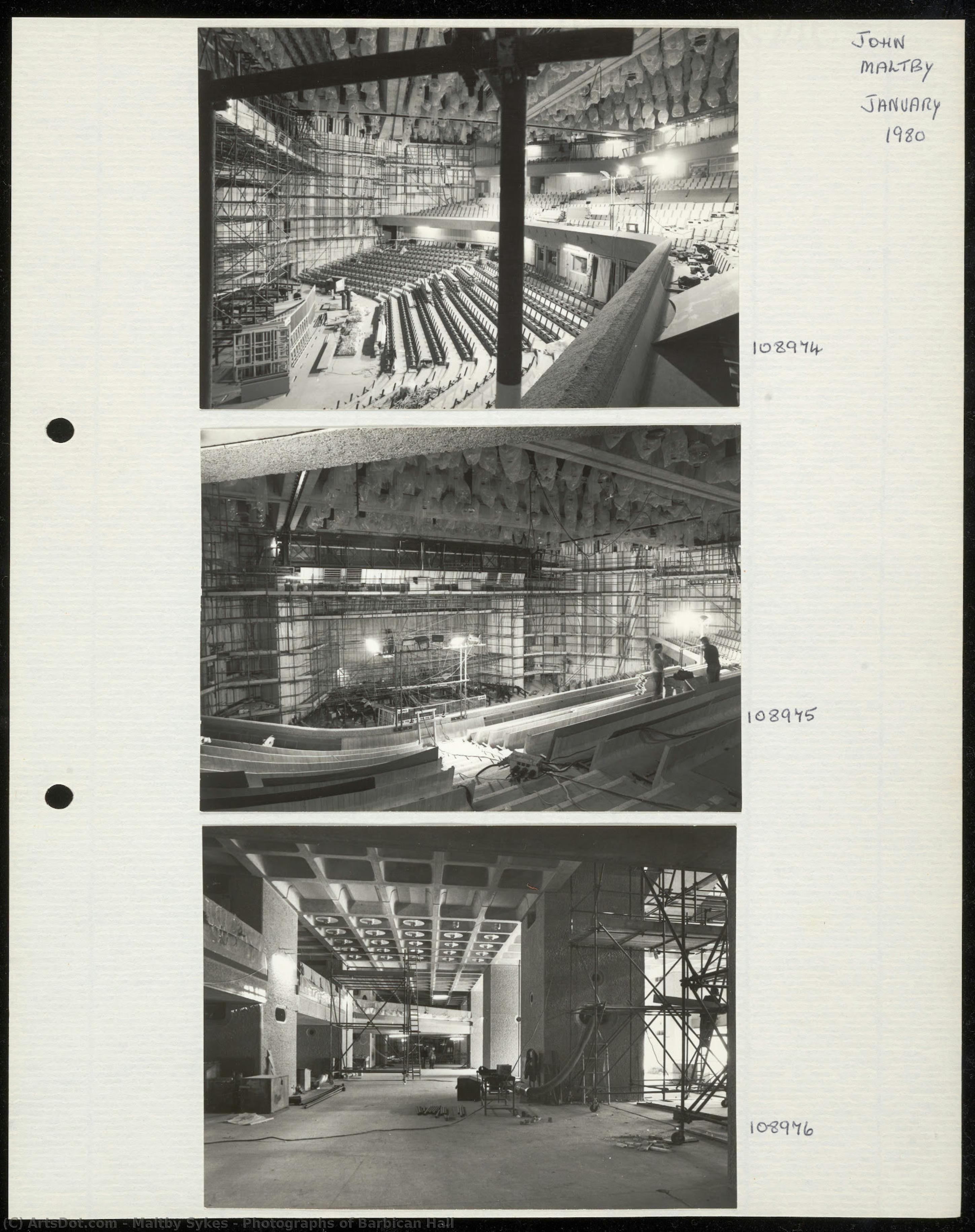 Photographs Of Barbican Hall — Maltby Sykes