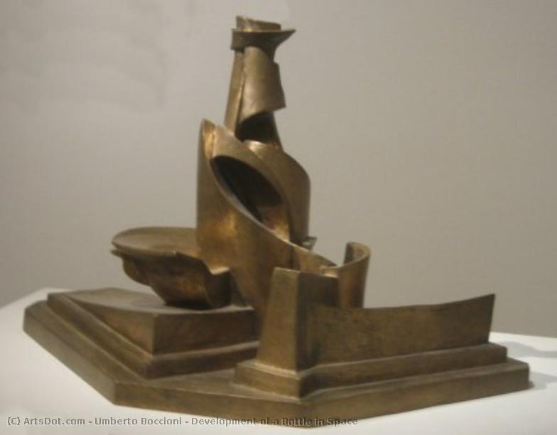 Development Of A Bottle In Space — Umberto Boccioni