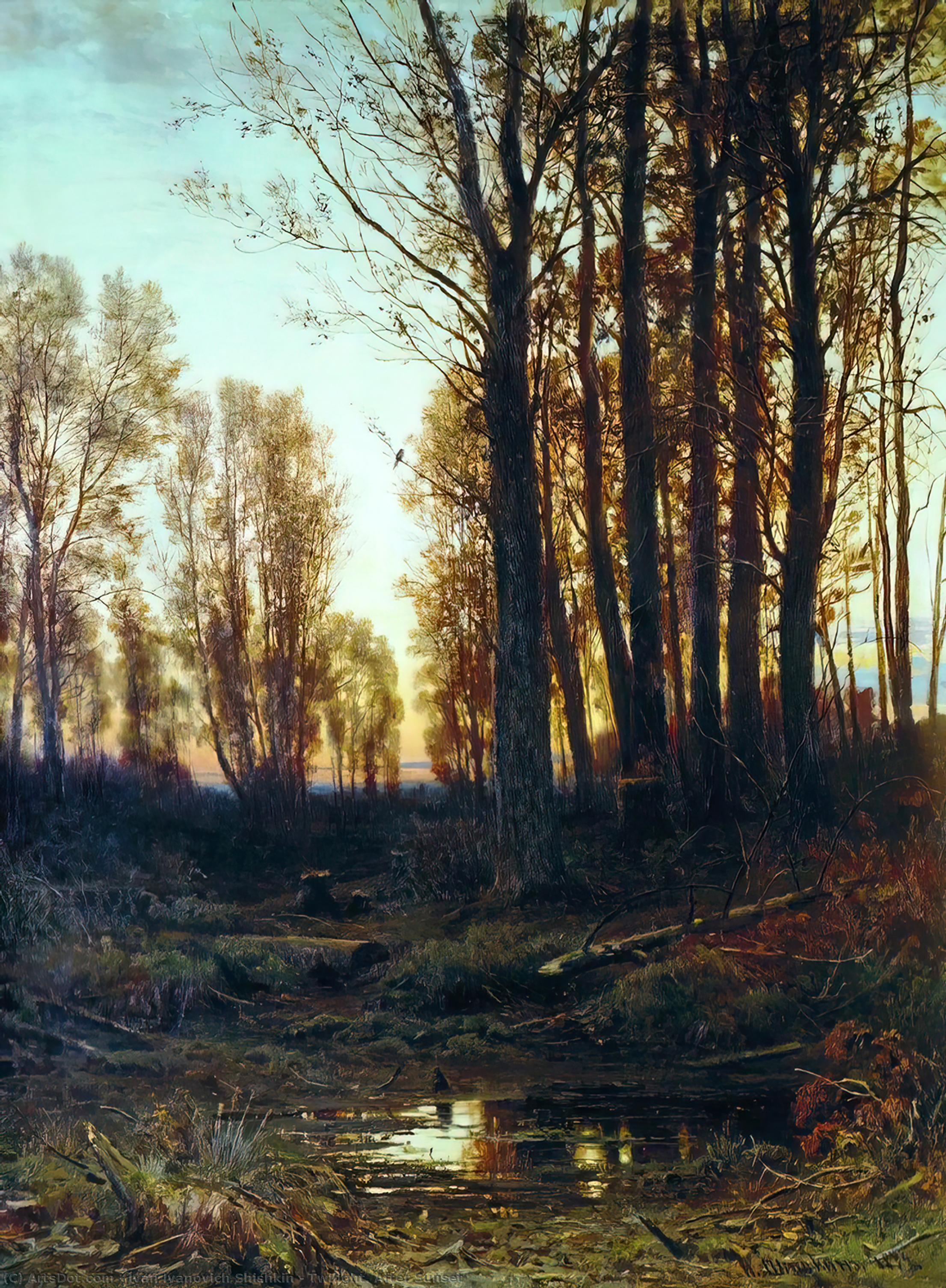 Twilight. After Sunset — Ivan Ivanovich Shishkin