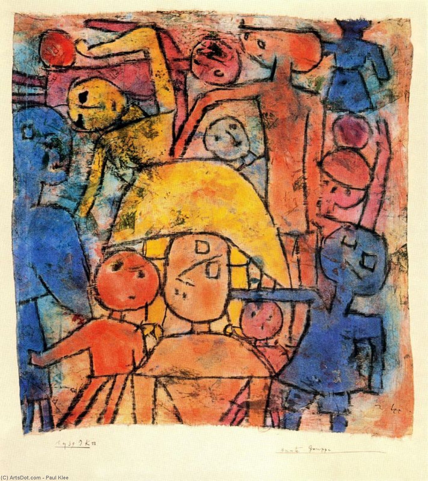 Colourful Group — Paul Klee