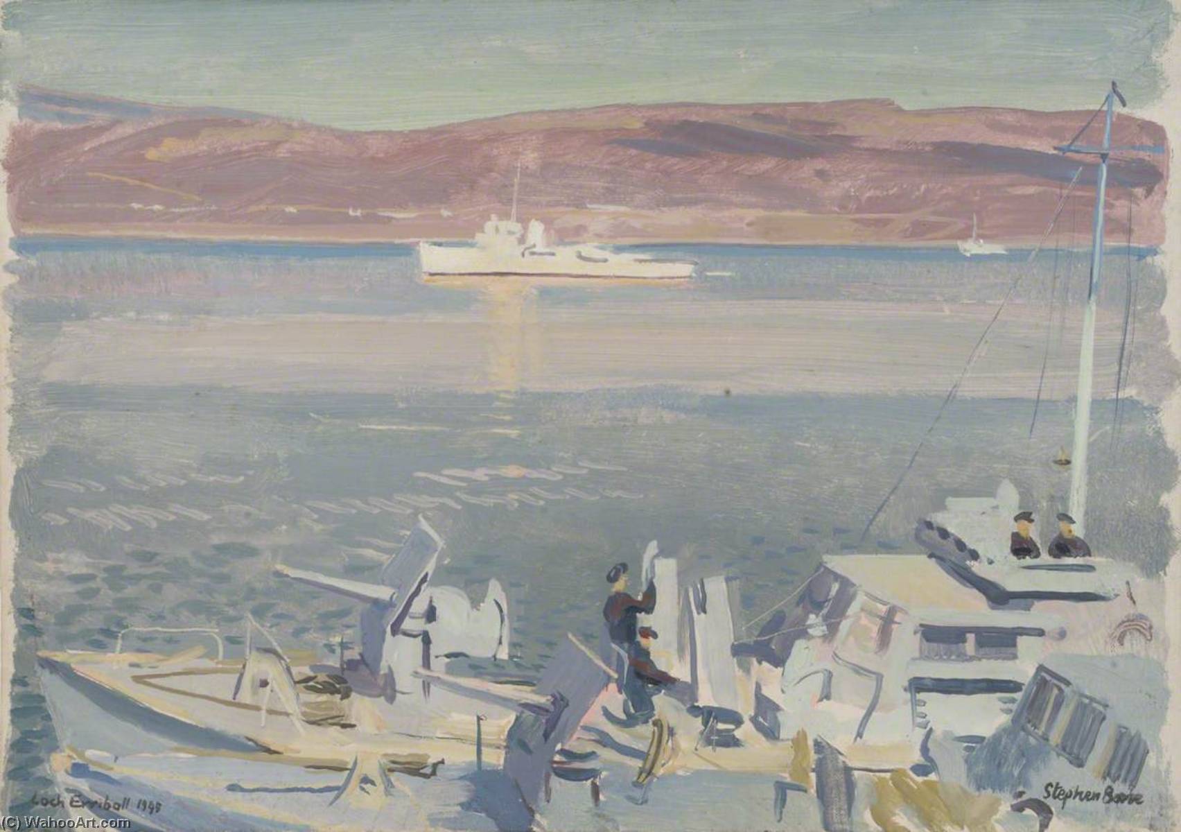 Mgbs And Hms 'conn' In Loch Eriboll In 1945 — Stephen Bone