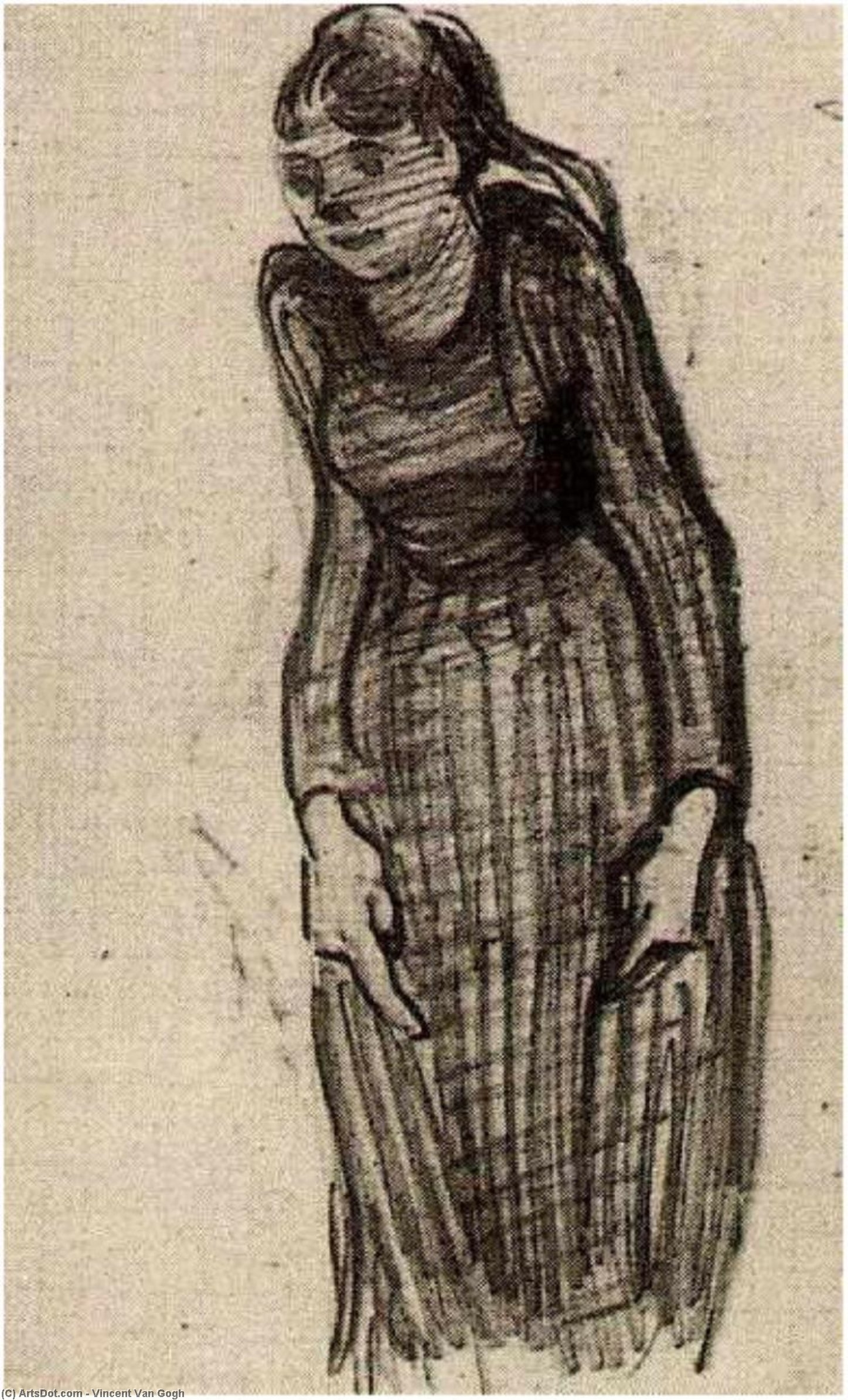 Woman Standing — Vincent Willem Van Gogh