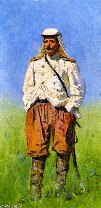 Turkestan Officer In Full Campaign Dress — Vasily Vasilevich Vereshchagin