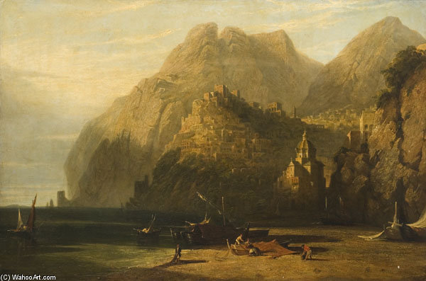 Positano, Gulf Of Salerno — William Linton