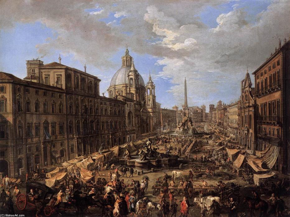 Market In The Piazza Navona In Rome — Andrea Locatelli