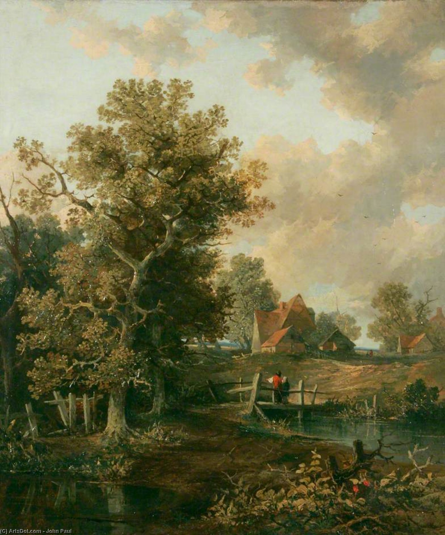 Landscape With Farm Buildings — Paul Jones