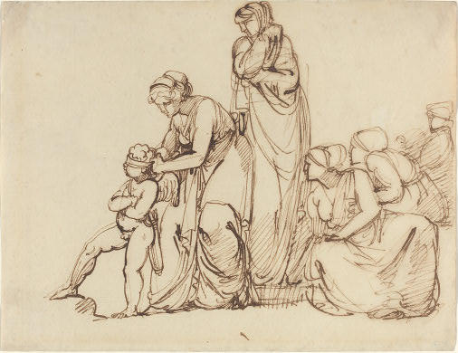 The Blindfolding Of Cupid — George Romney