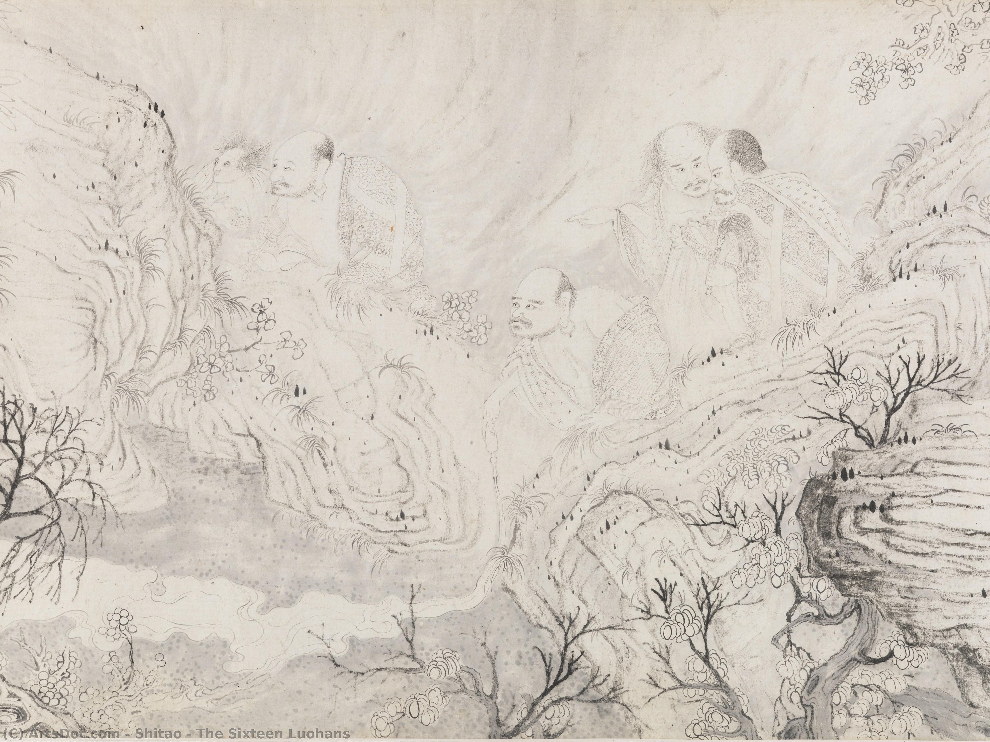 The Sixteen Luohans — Shitao