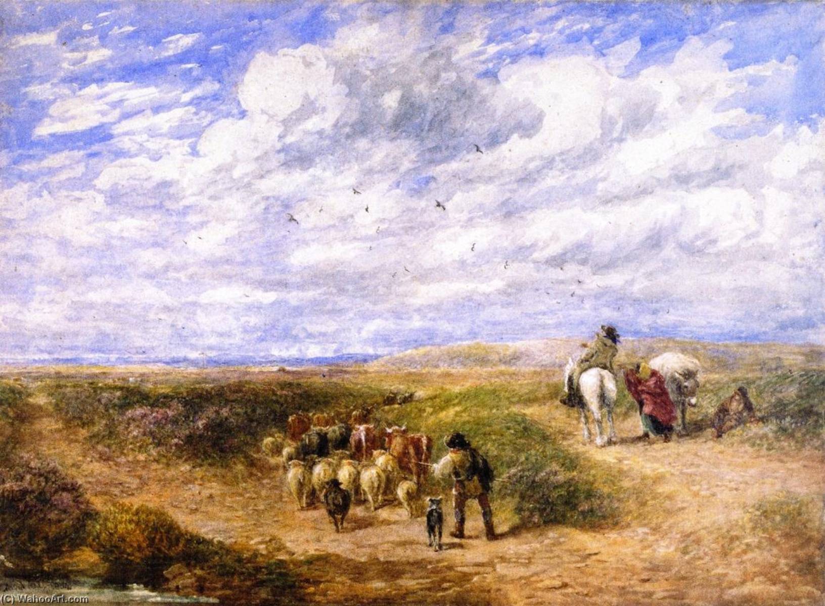 Keep The Left Road — David Cox The Elder