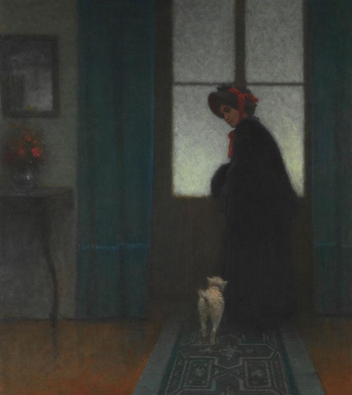 Lady With A Dog — Jakub Schikaneder
