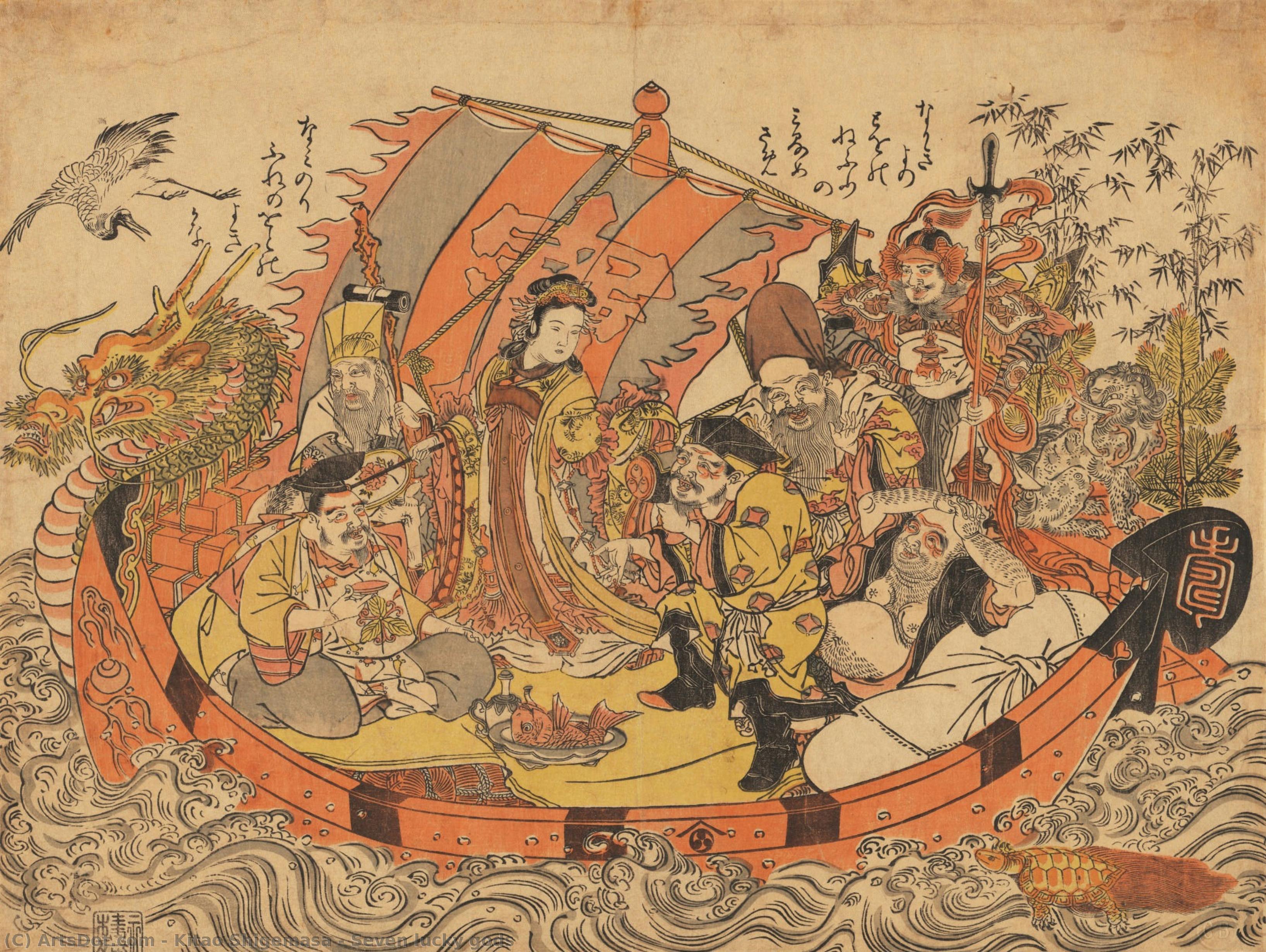 Seven Lucky Gods — Kitao Shigemasa