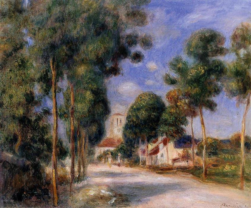 Entering The Village Of Essoyes — Pierre-auguste Renoir