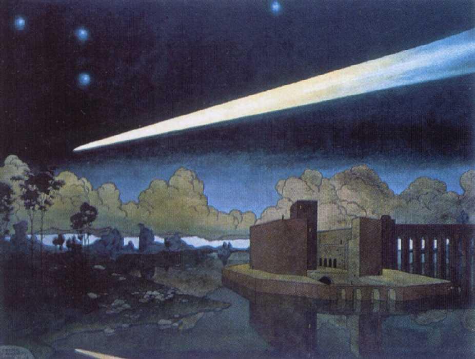 Landscape With A Comet — Heorhiy Narbut