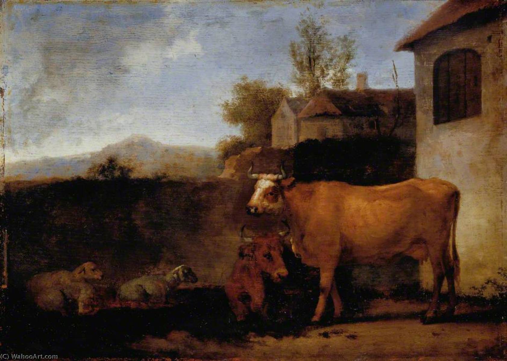 Cows And Sheep — Abraham Pietersz Van Calraet