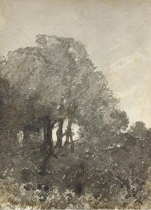 A Landscape With Trees — Henri-joseph Harpignies