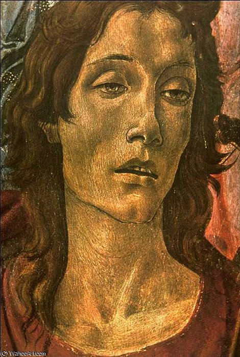 San Barnaba Altarpiece (head Of St John) — Sandro Botticelli