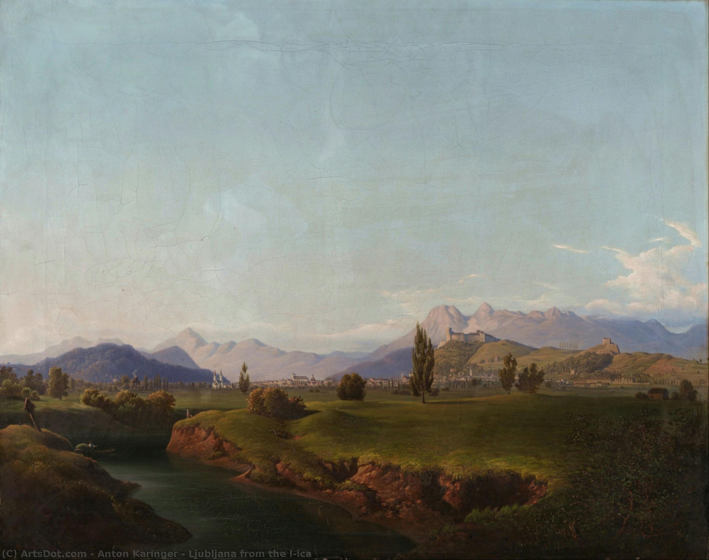 Ljubljana From The Ižica — Anton Karinger