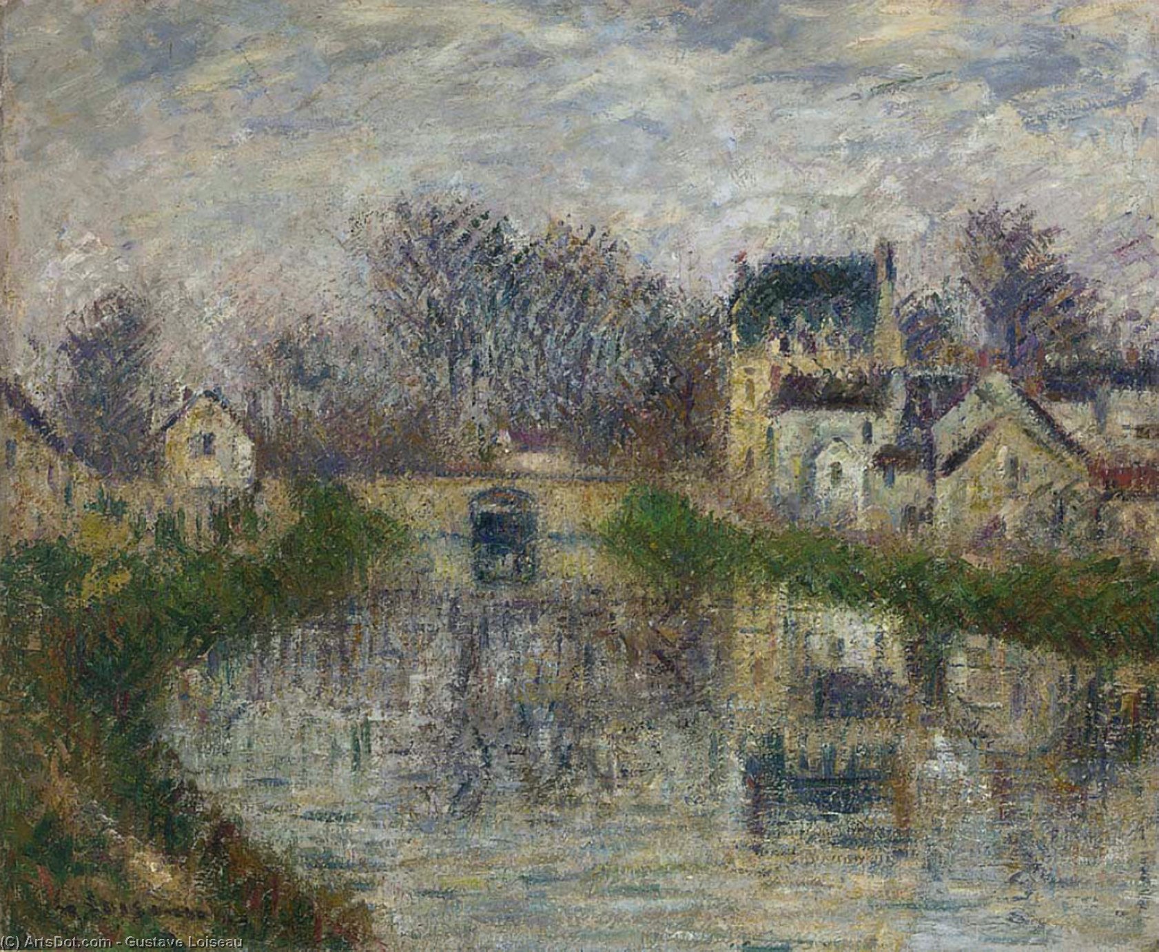 Landscape In A Valley — Gustave Loiseau