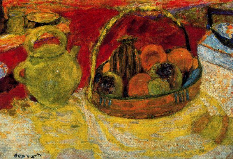 Red And Yellow Still Life — Pierre Bonnard
