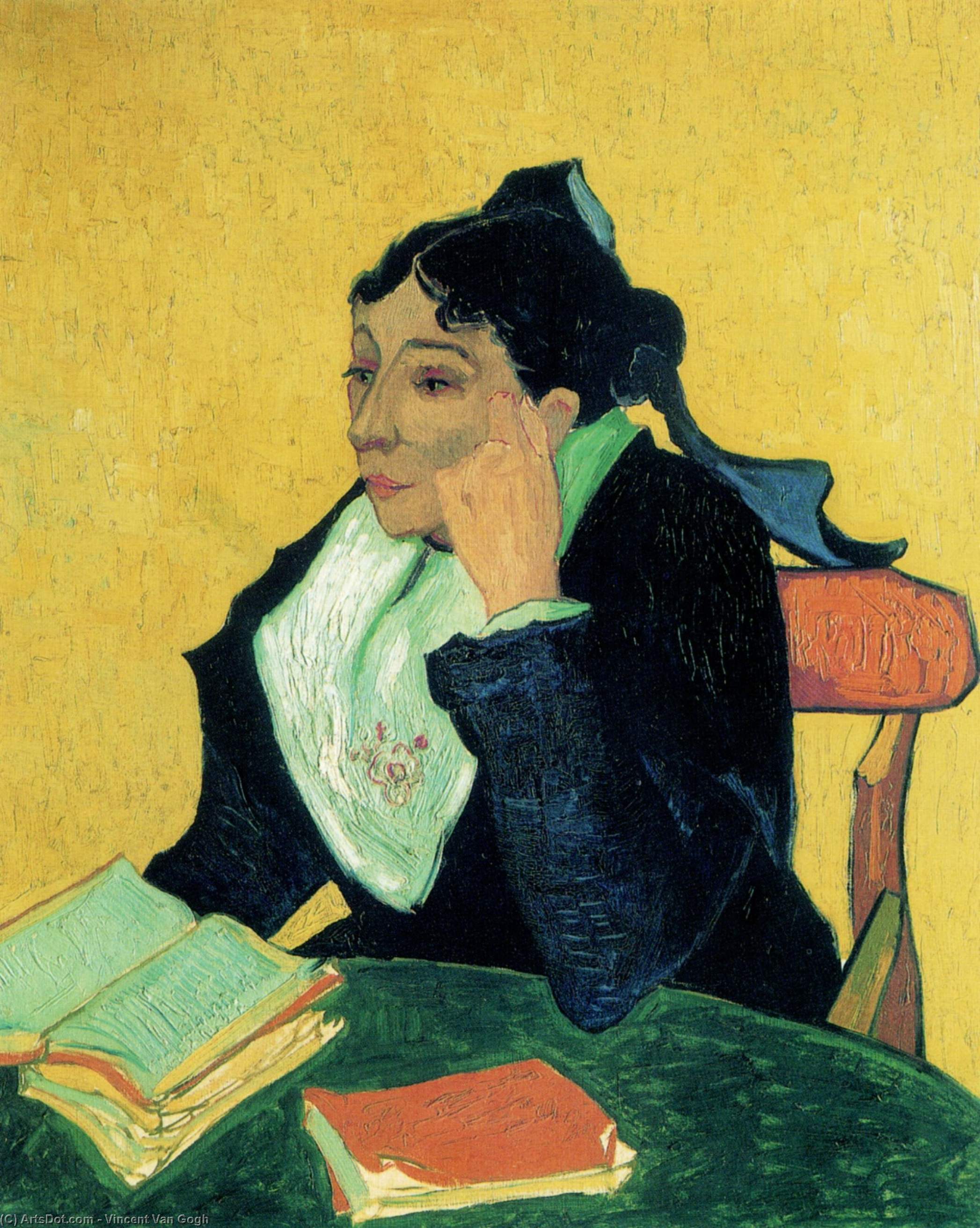 L'arlesienne, Portrait Of Madame Ginoux — Vincent Willem Van Gogh