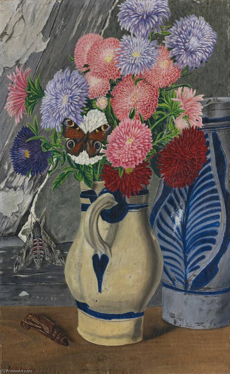 Astern Mit Zwei Krügen, 1927 — Adolf Dietrich