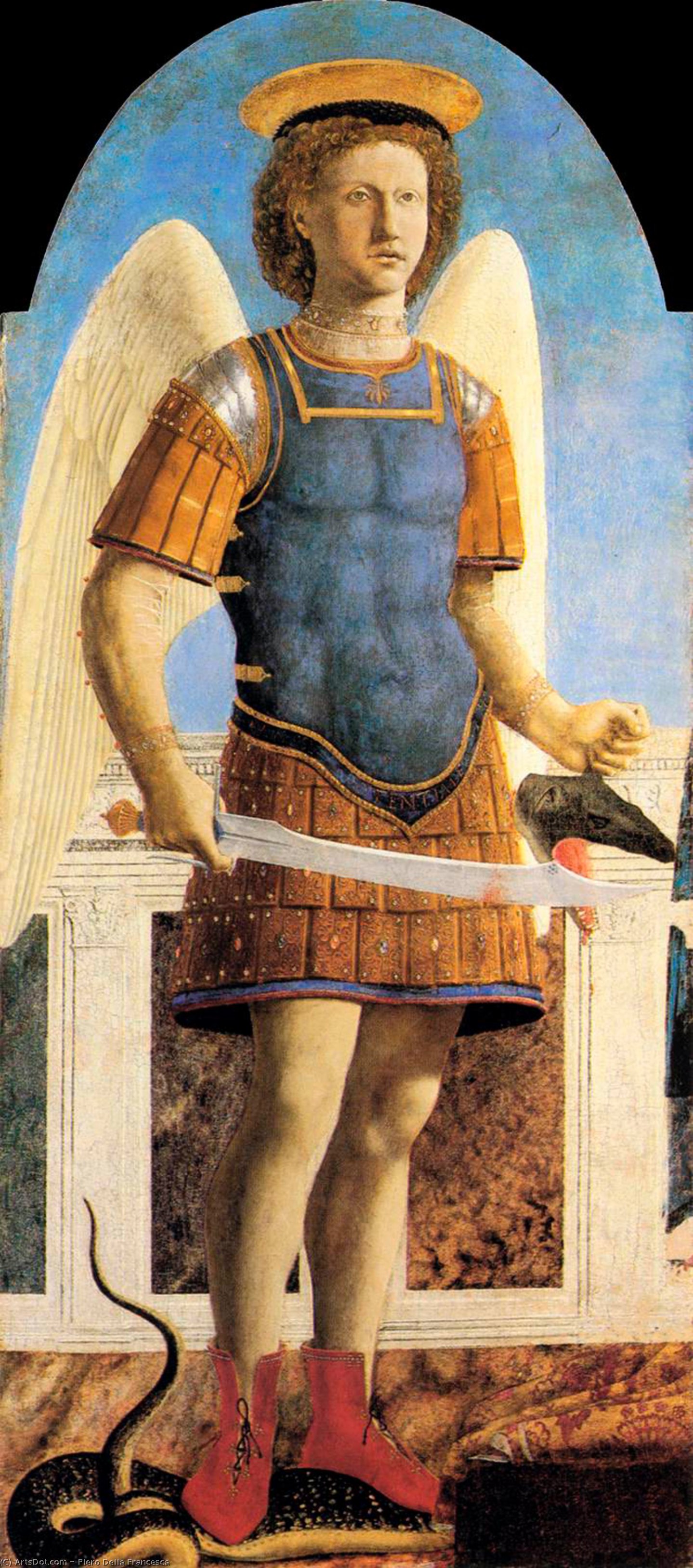 Polyptych Of St Augustine: St Michael — Piero Della Francesca