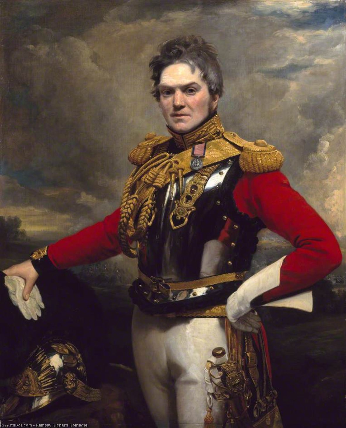 Captain Alexander Mcinnes, 2nd Life Guards — Ramsay Richard Reinagle