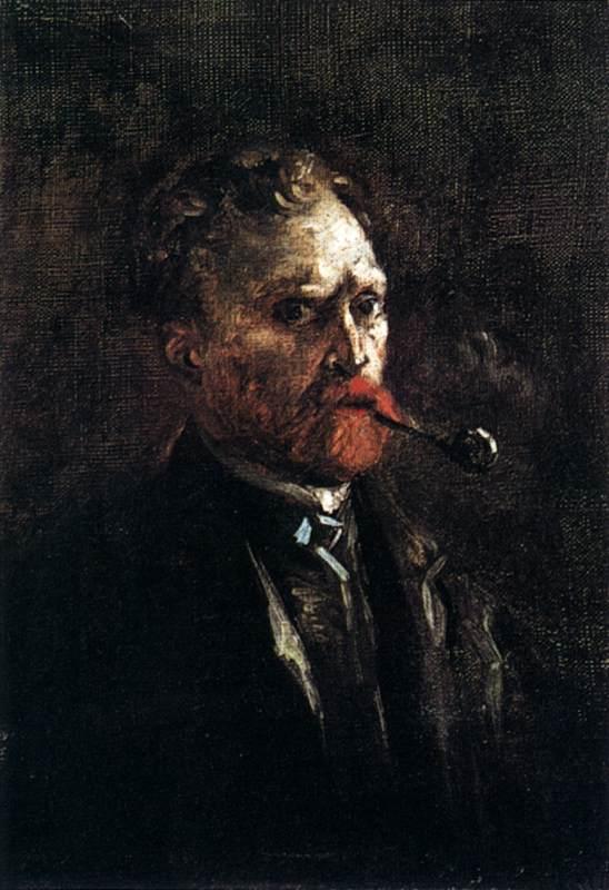Self Portrait With Pipe — Joos Vincent De Vos