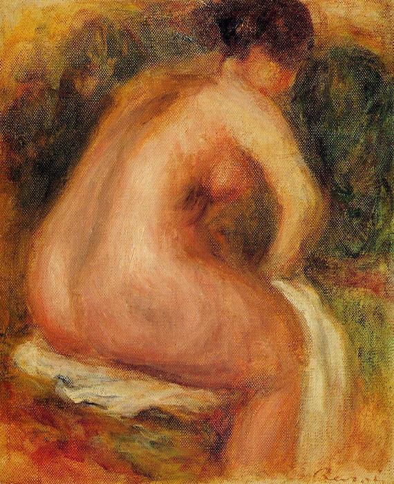 Seated Female Nude — Pierre-auguste Renoir