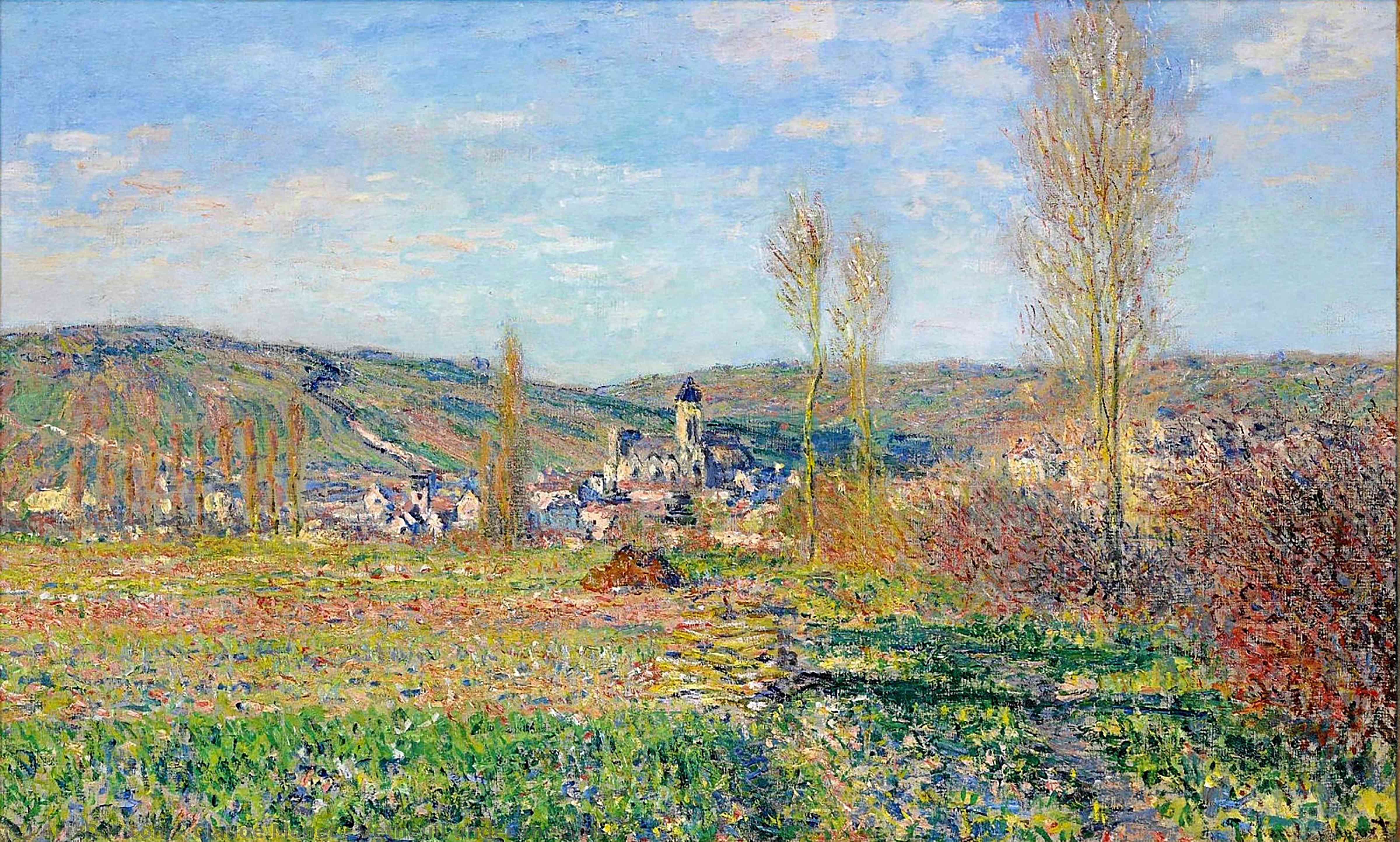 Vetheuil Under The Sun — Claude Monet